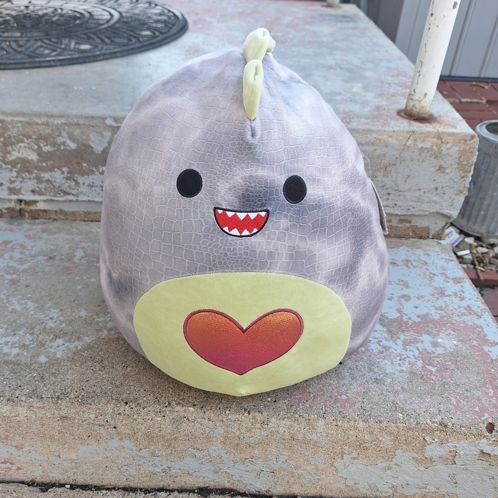 Squishmallow Xander Dinosaur Valentines Day NWT